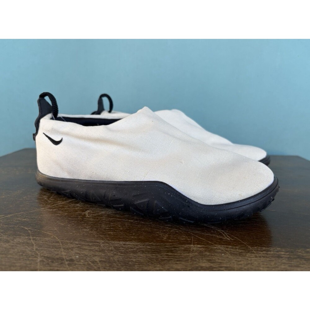 Nike ACG Moc Summit White/Black Slip-On Shoes Men's Size 7.5 DZ3407-100